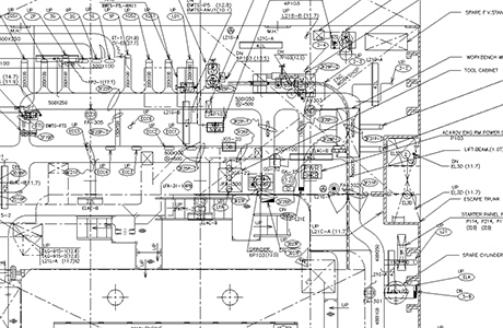 電気装置配線図（2D）