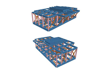 機器架台3Ｄモデル図